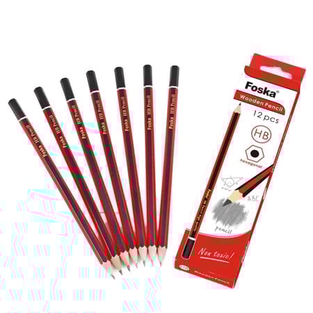 أقلام رصاص FOSKA HB - عدد 12