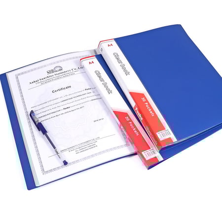 FOSKA ملف جيوب شفاف 80 جيب