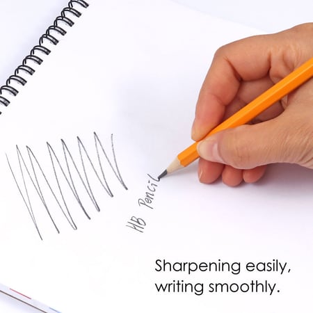 أقلام رصاص سداسية الشكل FOSKA HB مع ممحاة - عدد 12