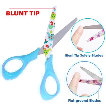 مقص ستيل FOSKA بألوان متنوعة - مقاس 5 إنش