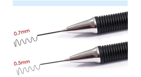 قلم رصاص ميكانيكي بألوان متعددة FOSKA مقاس 0.7 مم