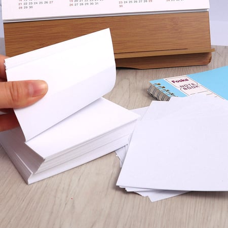 اوراق ملاحظات غير لاصقة أبيض FOSKA - عدد 750 شريحة