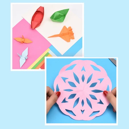 ورق أوريجامي ملون بألوان متنوعة FOSKA A4 80 GSM عدد 250 شريحة