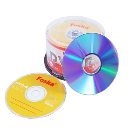 سي دي FOSKA DVD-R للتسجيل فقط 4.7 جيجا