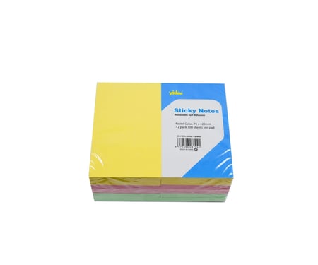 ورق ملاحظات لاصق YIDOO بألوان متنوعة 5x3 إنش - 1200 ورقة