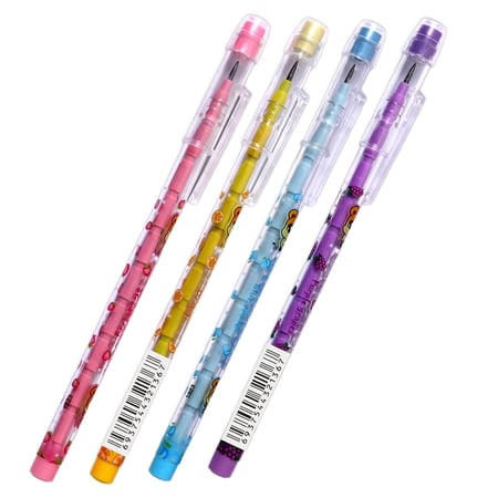 قلم رصاص FOSKA بألوان متعددة مع 11 قطعة للتعبئة وممحاة