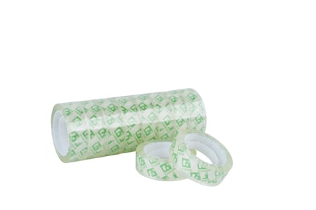 شريط لاصق بلاستيكي شفاف 1 بوصة × 20 ياردة