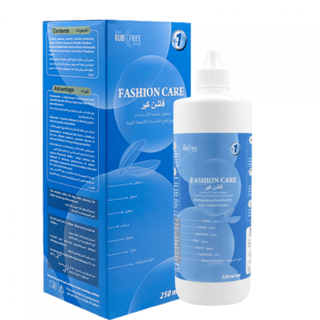 فاشن كير محلول عدسات 120مل