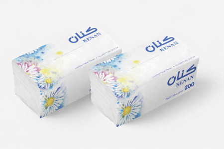 10 عبوات مناديل كنان 200 ورقة