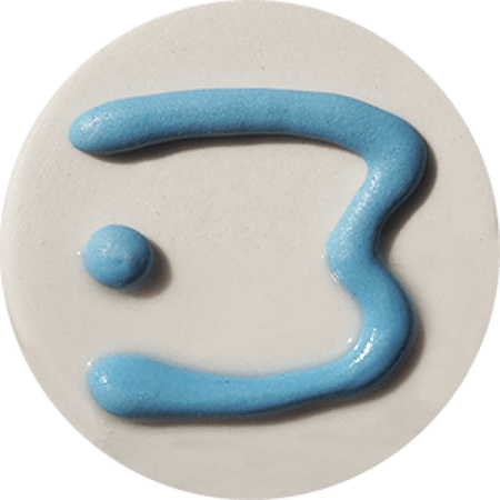 قلم عصره ازرق Trailing underglaze blue