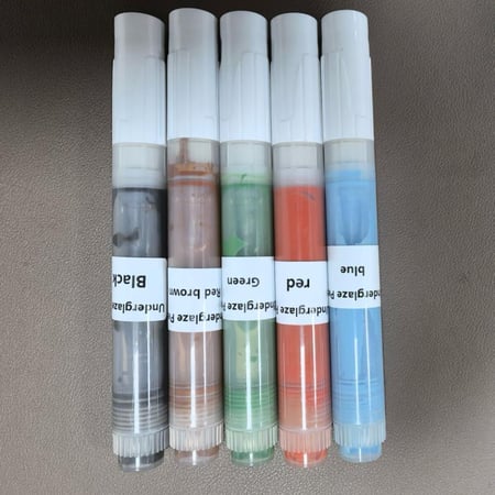 Marker pens underglazes اقلام ماركر اندرقليز