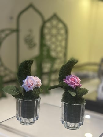 باقه  ورد بالشمع