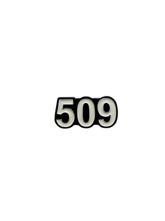 ستيكر معدني برقم  509