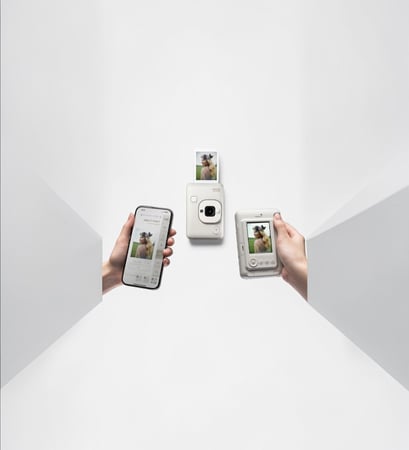 كاميرا Fujifilm Instax Mini LiPlay (Misty White)