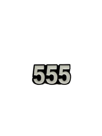 ستيكر معدني برقم 555