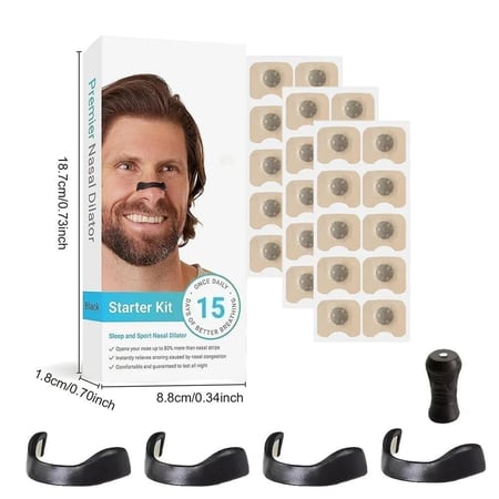 مجموعة موسعات التنفس الأنفية المغناطيسية