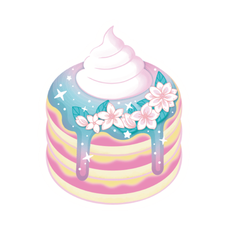 استيكر UV DTF | بانكيكة الأحلام