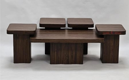 طقم طاولات مستطيل, موديل 9610-REC