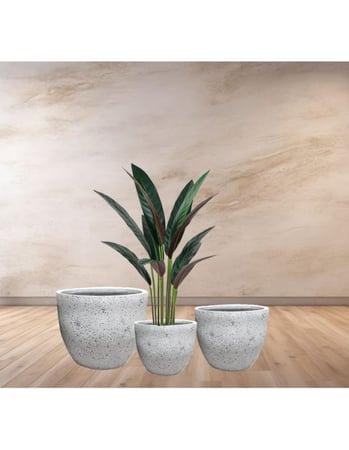 طقم أحواض نباتات صناعية بألوان وتصاميم عصرية