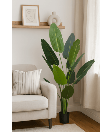 شجرة موز صناعية بارتفاع 180 سم