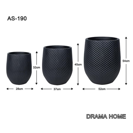 طقم أحواض"مُربعات الظلال" من Drama Home