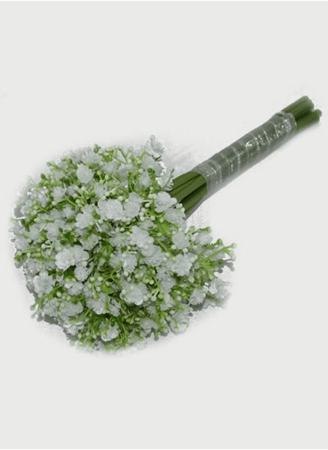 باقة من الزهور الاصطناعية أبيض 30 سنتيمتر