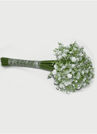 باقة من الزهور الاصطناعية أبيض 30 سنتيمتر