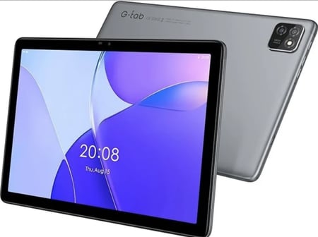تابلت جي تاب T10 G-tab جهاز لوحي شاشة 10.1 , رام 4+4 جيجا + 64 ذاكرة داخلية ,معالج رباعي ,واي فاي , شريحتي اتصال4 جي