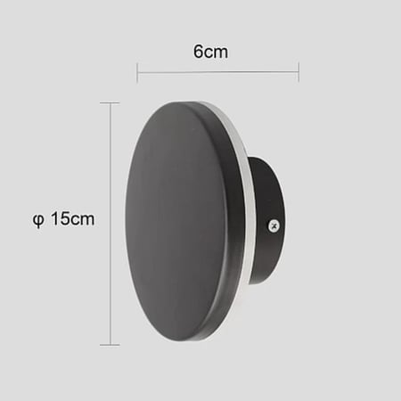 مصباح حائط خارجي 5 واط ضوء لون اصفر عصري