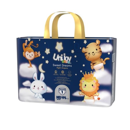 يوني جوي سويت دريم لحديثي الولاده اقل من 5 كيلو  مقاس 1 عدد 44 حفاظه