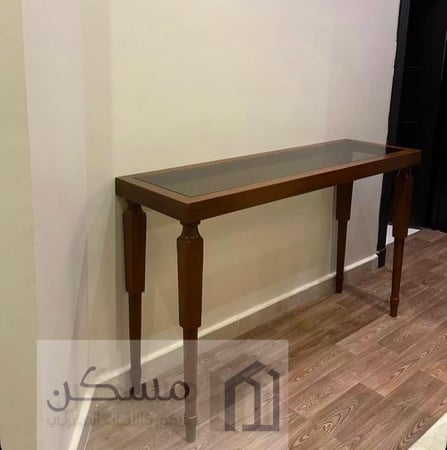 طقم طاولات كلاسيكي من خشب سويدي يتكون من 6 قطع