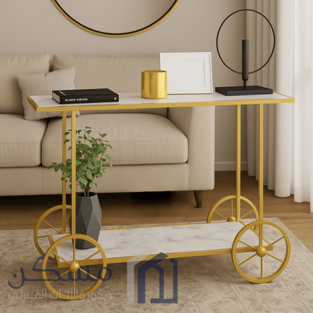 مدخل كونسول بطلاء فرن حراري وسطح بورسلان فاخر