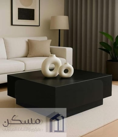 طاولة قهوة وسطية بتصميم جديد مصنوع من خشب عالي الجودة