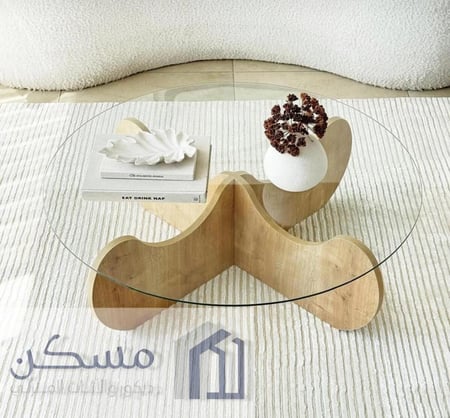 طاولة وسطية بشكل دائري