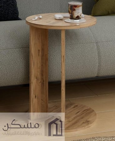 طاولة خدمة بشكل عصري مصنوعة من الخشب