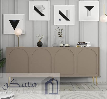 خزانة كونسول ب أرجل حديد بجودة عالية