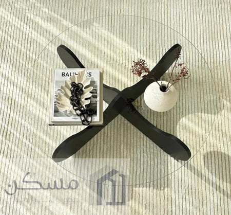 طاولة وسطية بشكل دائري