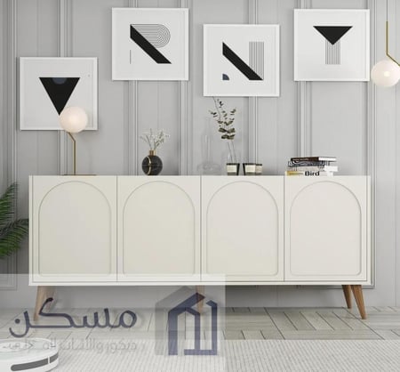 خزانة كونسول ب أرجل حديد بجودة عالية