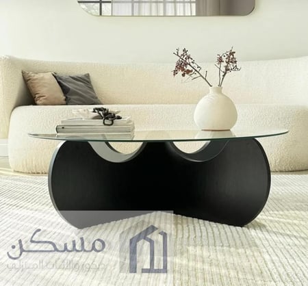 طاولة وسطية بشكل دائري