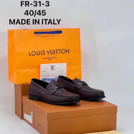 حذاء لويس فيتون الإيطالي الفاخر – أناقة لا تقاوم