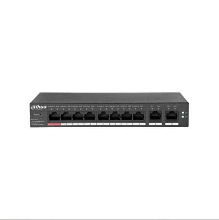 سويتش Dahua CS4010-8ET-110 مكتبي بـ10 منافذ PoE سحابي