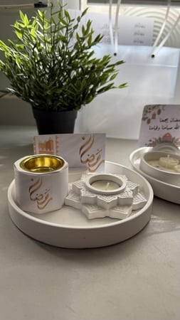 مبخره ميني مع حامل شمعه