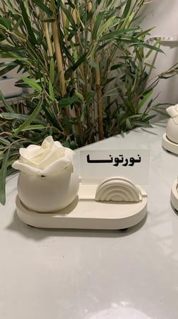 أطقم ضيافة  بيج مع اكريلك