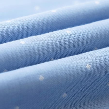 بيجاما من القطن الطبيعي 100% بتفاصيل أنثوية راقية -(أصفر-أزرق)