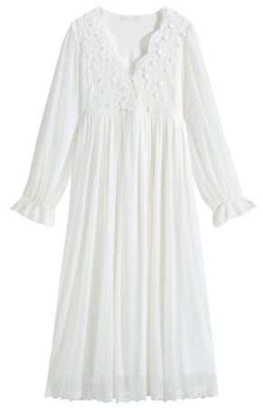 قميص فاخر من الجبير الفرنسي بتصميم أنثوي وأنيق