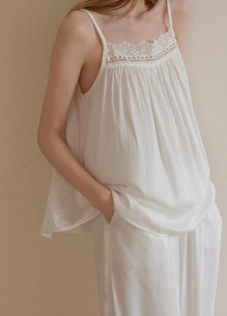 بيجاما الجبير الناعمة والباردة من قماش الفيسكوز-A17