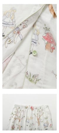 بيجاما ديزني والأرانب وتفاصيل أنيقة-اكمام طويلة