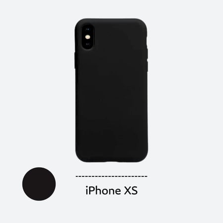 كفر حماية ون دانك سيليكون لهواتف ايفون اللون الأسود الفحمي | ONEDANK iPhone silicone case black coal