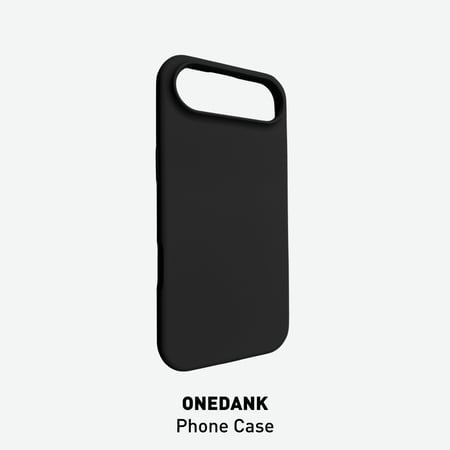 كفر حماية ون دانك سيليكون لهواتف ايفون اللون الأسود الفحمي | ONEDANK iPhone silicone case black coal