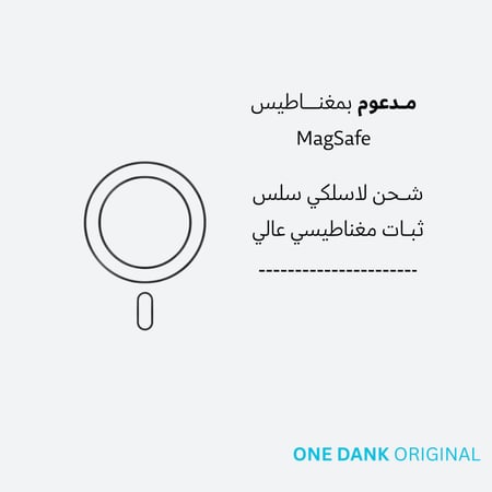 كفر ون دانك شفاف لأجهزة ايفون ( نحيف ) ماق سيف | ONEDANK Clear Case for iPhone ( ultra slim ) MagSafe